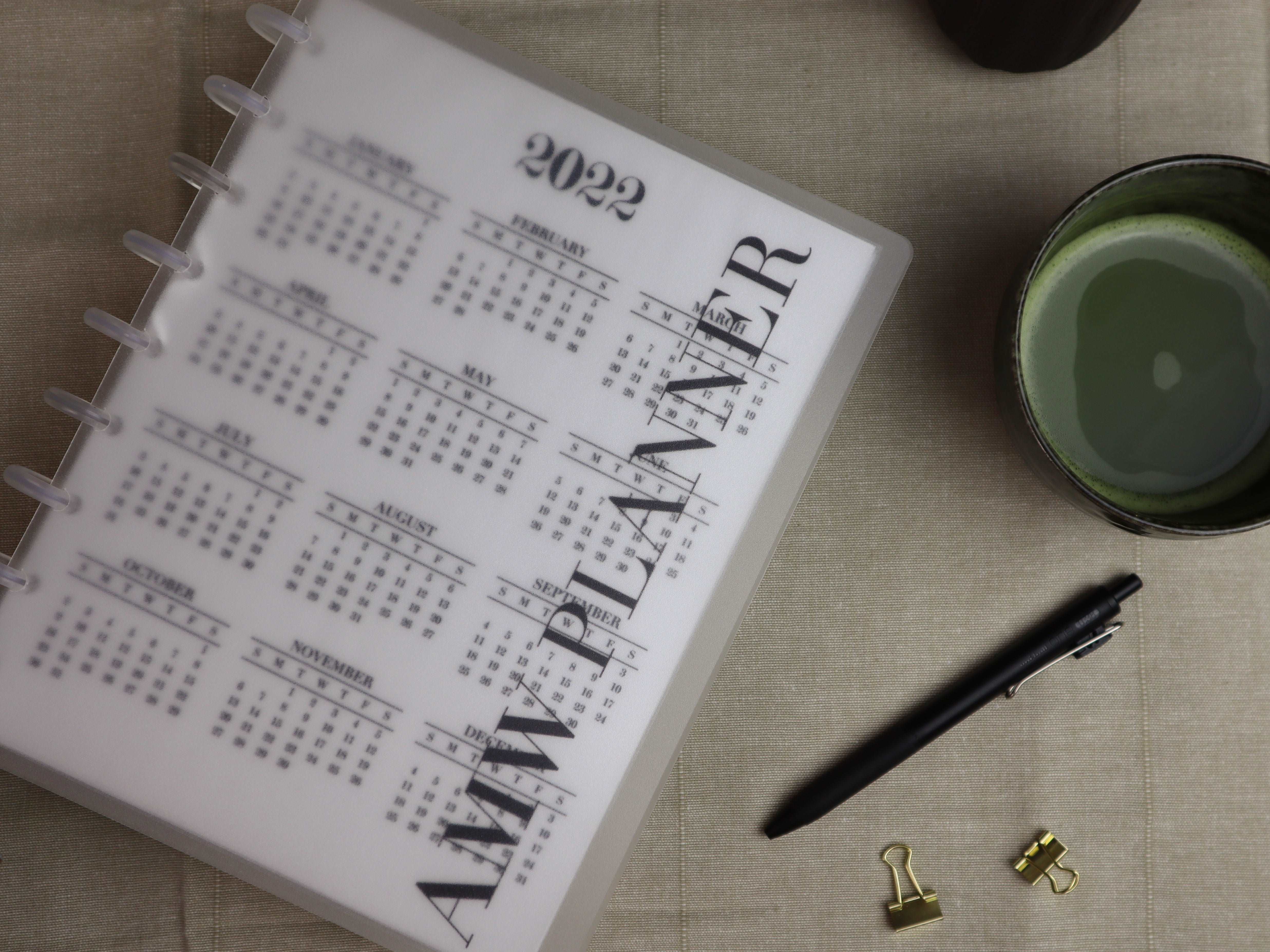 Frosted Plastic Disc-bound Cover