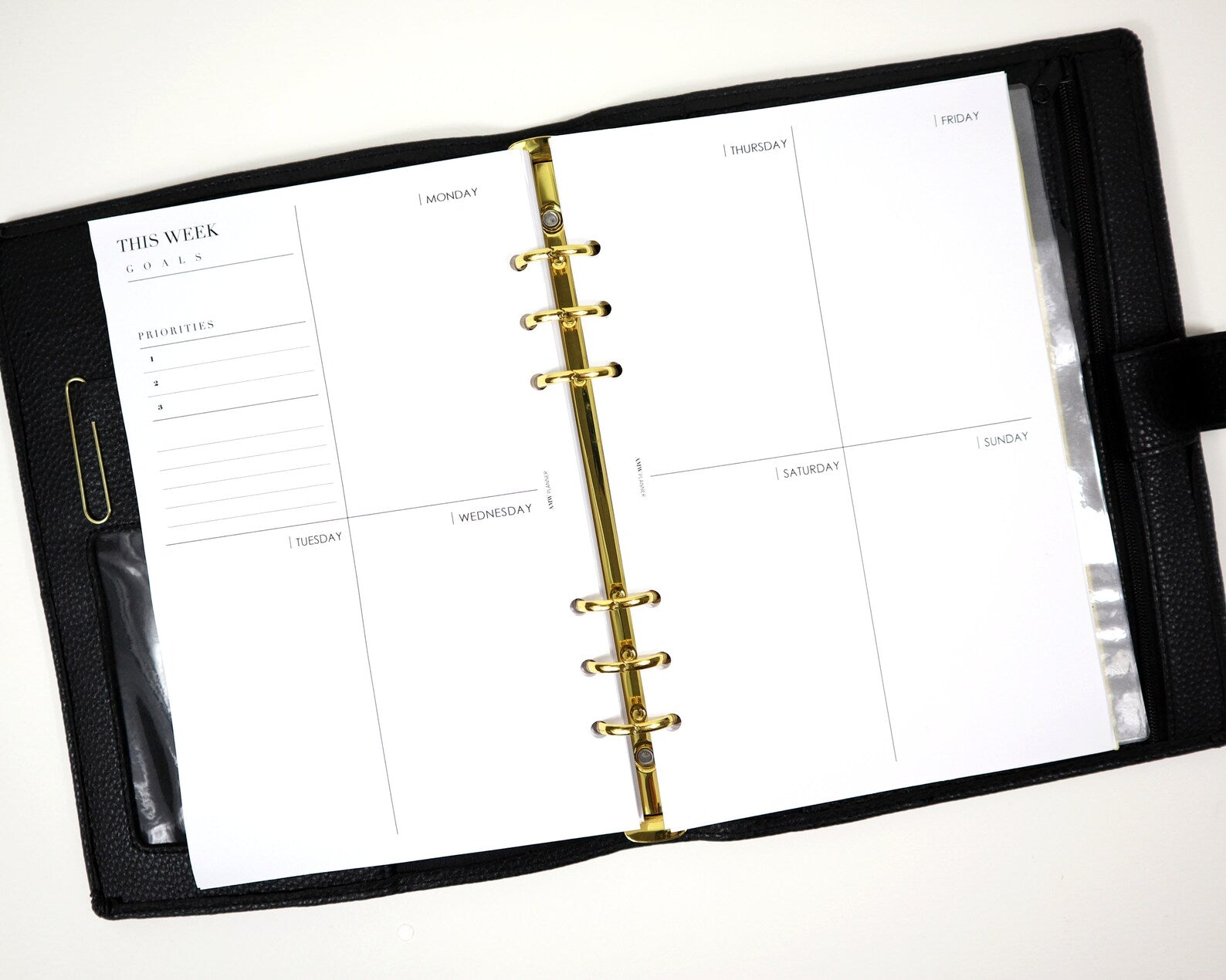 Weekly Box Style Planner Inserts