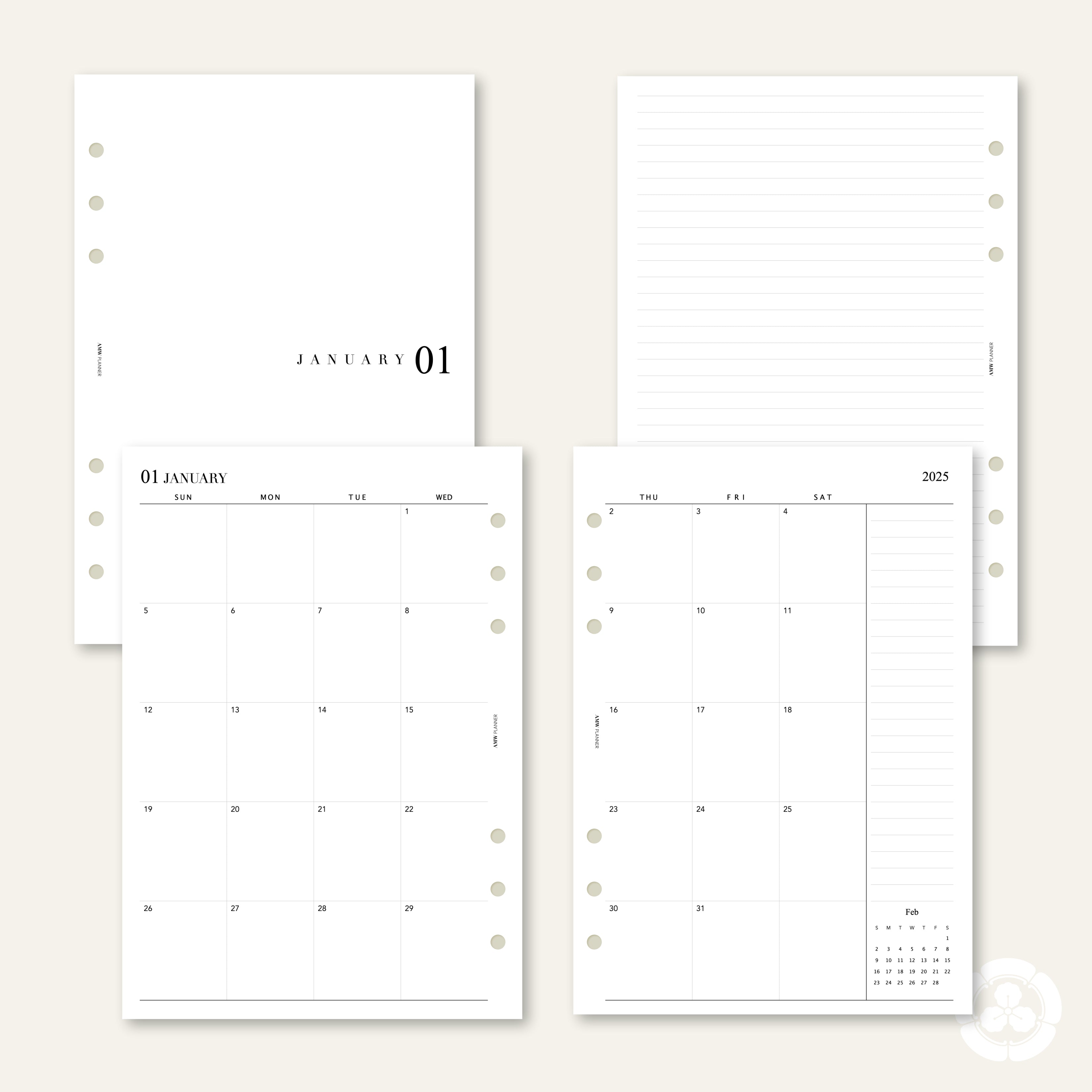 2025 Monthly Planner