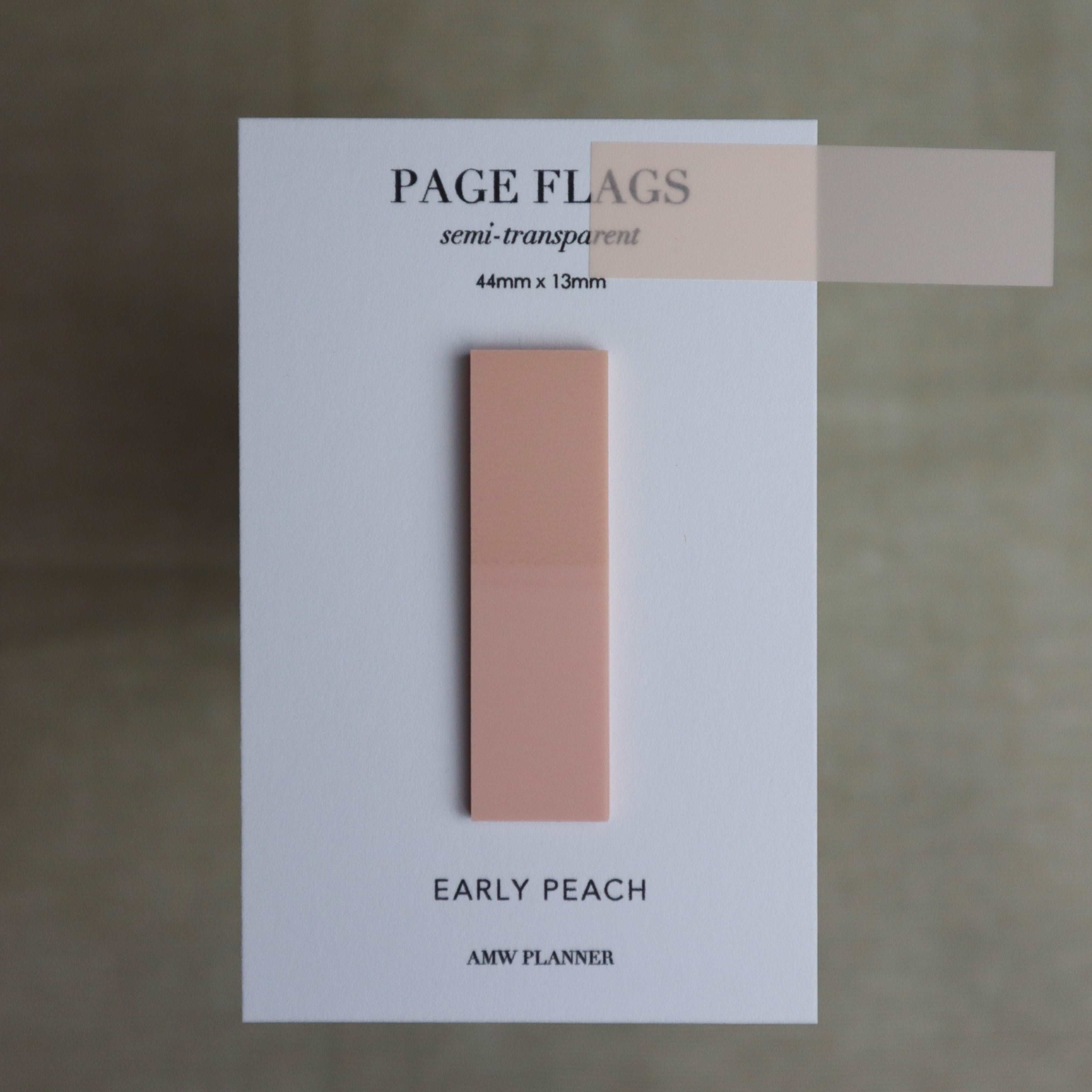 Transparent Page Flags | EARLY PEACH