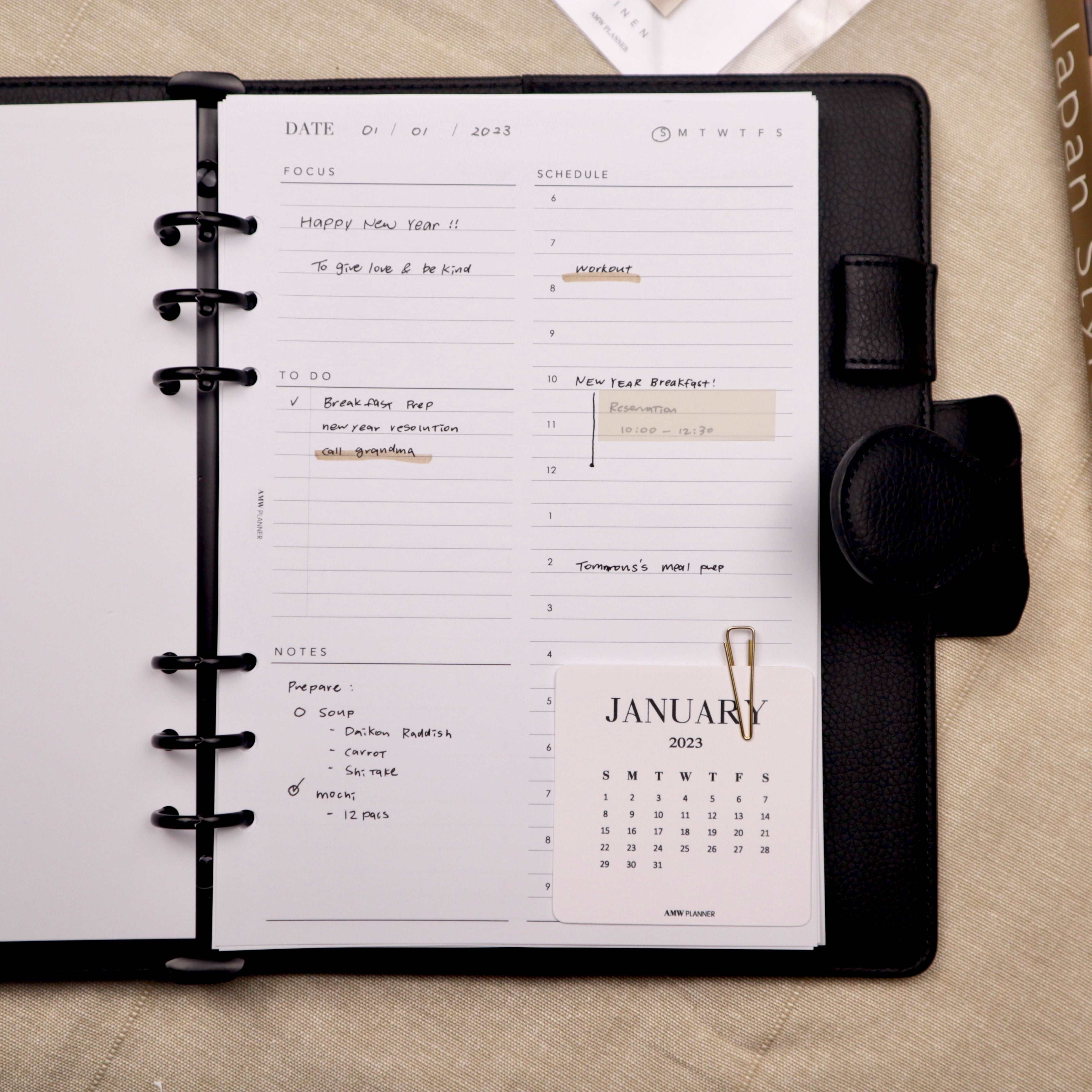 Minimalist Daily Planner